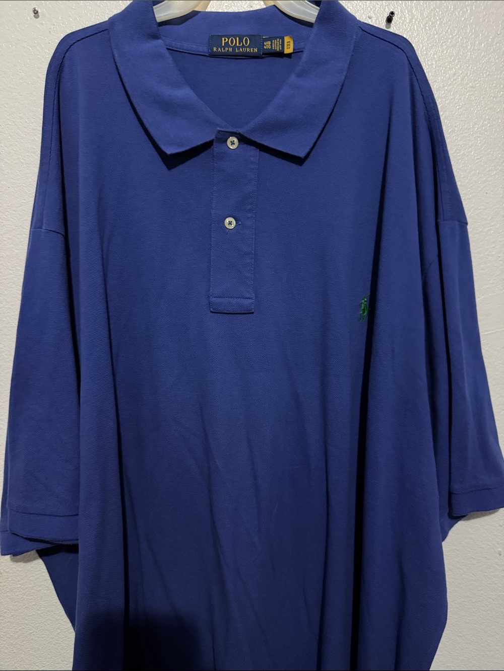 Polo by Ralph Lauren Royal Blue Polo Shirt with Green Logo